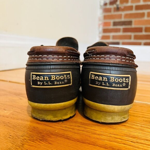 Vintage LL Bean Men's Bean Boots, Rubber Mocs Size 8 - Picture 9 of 13